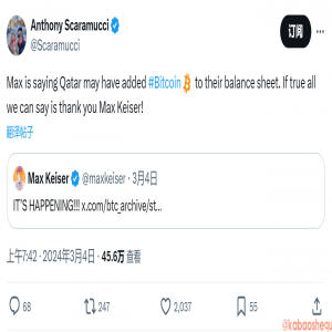 豪掷 5000 亿美元，卡塔尔「国家队」在疯狂吃进 BTC？